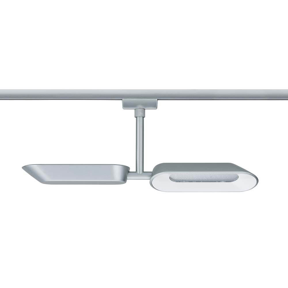 URail Systems Spot Dipper 2x8W Weiß Dimmbar - Doppelkopf Strahler für blendfreies Licht