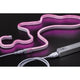 USB-LED Strip Neon 1m Colorflex Pink in leuchtendem Pink mit USB-Anschluss und flexibler Neonform.