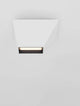 Utopia LED Deckenleuchte 3000K in modernem, minimalistischen Design mit hochwertigem Metallrahmen.