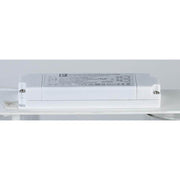 VDE Flat Elektroniktrafo 20-70W 12V 70VA Weiß für abgehängte Decken, flacher Transformator mit 22mm Höhe.