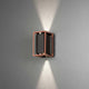 Vale LED Außen Wandleuchte Up & Downlight in stilvollem Design mit Lichtaustritt nach oben und unten.