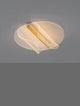 Valentin LED Deckenleuchte 3000K Gold mit elegantem Design und warmer Lichtfarbe.