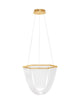 Valentin LED Pendelleuchte 3000K Gold - elegante, moderne Beleuchtung mit Dimmoption und LED-Technologie.