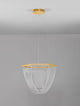 Valentin LED Pendelleuchte 3000K Gold in modernem Design mit goldenen Akzenten und dimmbarer LED-Beleuchtung.