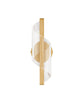 Valentin LED applique 3000K avvolta in oro (2)