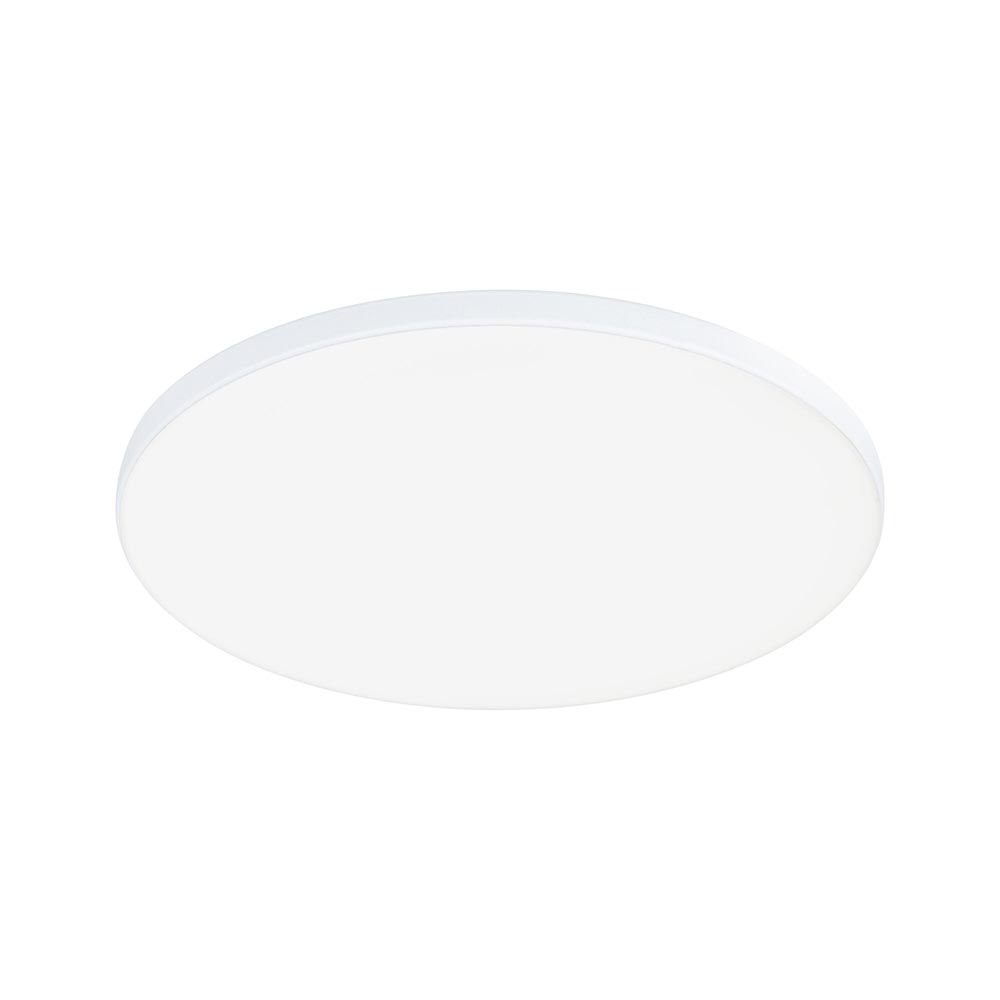 VariFit LED Einbaupanel Ø 16cm Veluna Edge in Weiß mit rahmenlosem Design und gleichmäßiger Lichtausbeute.
