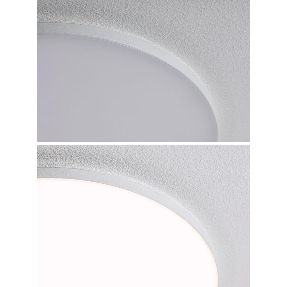 VariFit LED recessed panel Ø 16cm Veluna Edge White