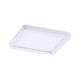 eckiges VariFit LED Einbaupanel Areo in Weiß, 118x118mm, warmweißes Licht, flexibel einstellbar