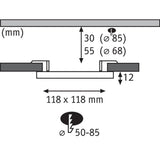 Varifit LED -asennuspaneeli ovat kulma