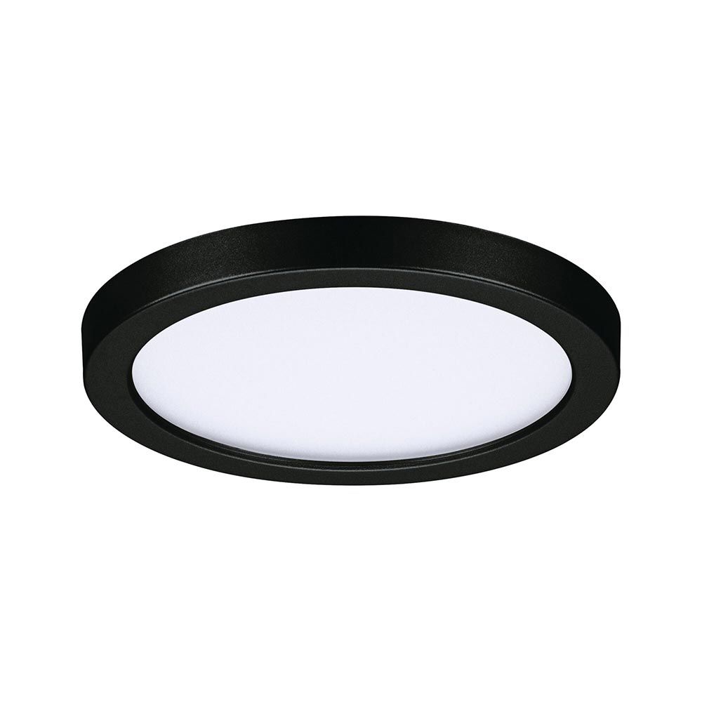 Varifit LED -asennuspaneelin alue Ø 11.8 Musta