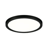VariFit Areo LED Einbaupanel in Schwarz, rund mit 3-Stufen-Dimmer für Wohn- und Schlafräume.