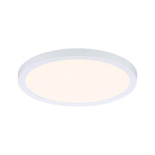 VariFit LED Areo Rund forsænket panel i hvid med et rundt design og varmt hvidt lys.