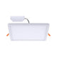 VariFit LED Einbau Deckenpanelmit 3-Stufen-Dimmer Areo Weiß - Eckiges 230x230mm LED Panel mit Dimmer.