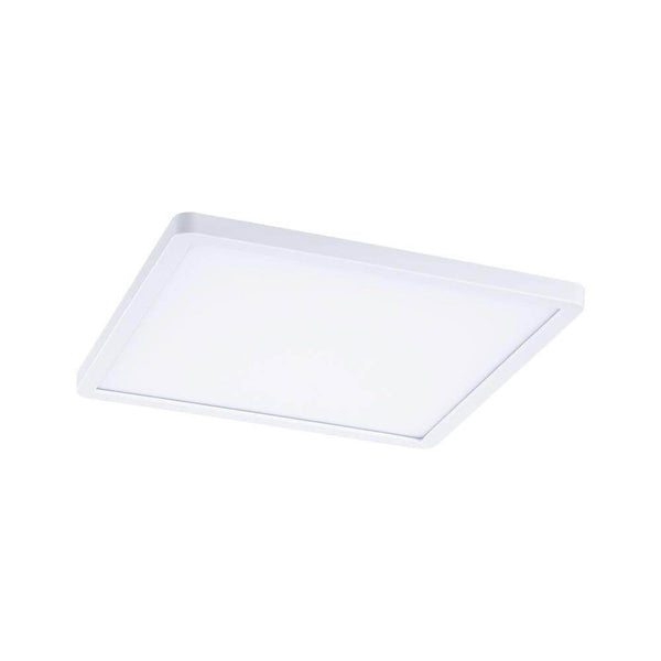 VariFit LED Einbaupanel Areo mit 3-Stufen-Dimmer IP44 in Weiß, rechteckiges Design für warmweißes Licht.