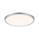 VariFit Areo LED Einbaupanel mit 3-Stufen-Dimmer Ø 23cm Chrom, rundes Design mit warmweißem Licht.
