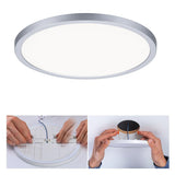 Pannello di installazione a LED Varifit areo Ø 23 cm con Dimmer Dimmer Chrom-Matt