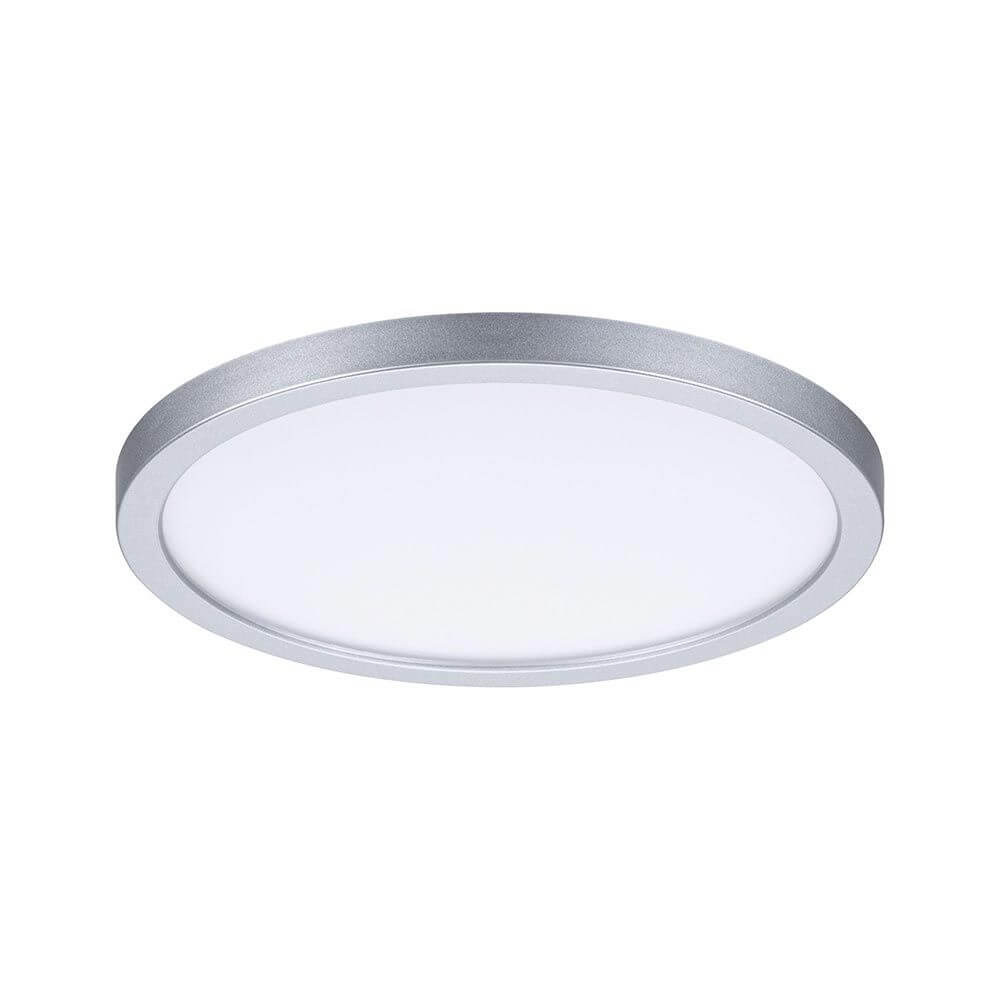 VariFit LED Einbaupanel Areo mit 3-Stufen-Dimmer Rund Matt-Chrom in modernem Design.
