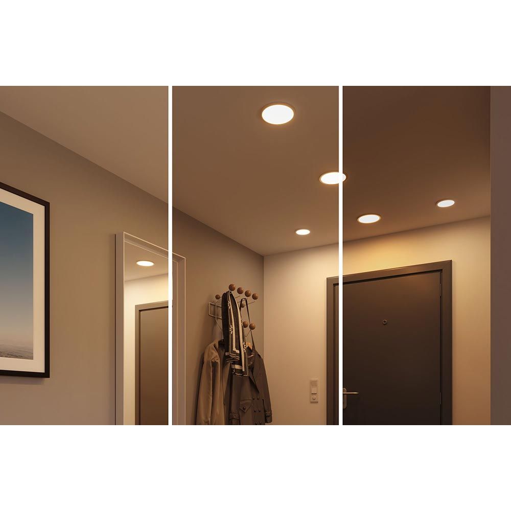 VariFit LED Decken-Einbaupanel Areo mit 3-Stufen-Dimmer