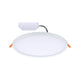 VariFit LED Einbaupanel Areo Dim-to-Warm Ø 23cm Weiß-Matt mit dimmbarem Lichtpanel.