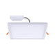 VariFit Areo LED Einbaupanel Smart Home Zigbee CCT-Dim IP44 eckiges 230x230 mm weiß, 16W, dimmbar, Tunable White, verstellbare Klemmfedern