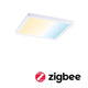 VariFit LED Einbaupanel Areo in Weiß, eckig mit Tunable White Funktion, Zigbee kompatibel.