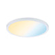 VariFit Areo LED Einbaupanel Smart Home Zigbee CCT IP44 mit rundem Design und einstellbarem Licht.