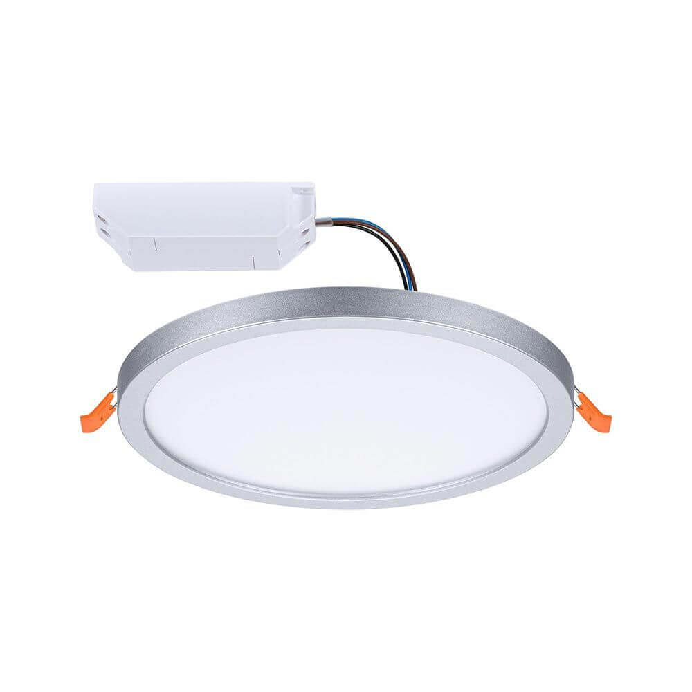 VariFit LED Einbaupanel Areo 175mm, 13W, Chrom matt, blendfreies Licht, Tunable White Funktion, Smart Home Zigbee.