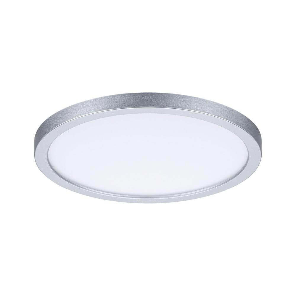 VariFit LED Einbaupanel Areo in Chrom matt, 13 Watt, dimmbar, rund, 175 mm Durchmesser, ideal für Smart Home.