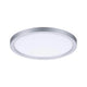 VariFit LED Einbaupanel Smart Home Zigbee Areo 2700-6500K in chrom matt mit flächigem, blendfreiem Licht.