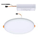 VariFit LED Einbaupanel Smart Home Zigbee Veluna Ø 21,5cm mit schmalem Aufbau und homogenen Lichtfläche