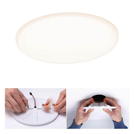 VariFit LED Einbaupanel Smart Home Zigbee Veluna Ø 18,5cm