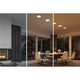 VariFit LED Einbaupanel Smart Home Zigbee Veluna Ø 18,5cm Installationsbeispiele in modernem Wohnraum