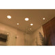 VariFit LED Einbaupanel Veluna Ø 7,5cm Rund Satin in moderner Badezimmerbeleuchtung.