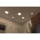 VariFit LED Einbau Wand- & Deckenpanel Veluna Satiniert in einem modernen Badezimmer mit neutralweißem Licht.