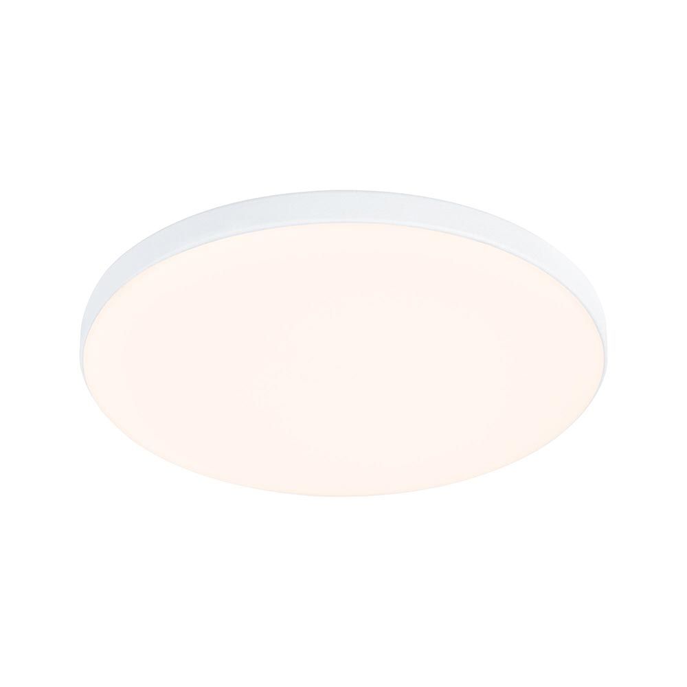 Veluna VariFit LED Einbaupanel Ø 12cm in Weiß, modernes rahmenloses Design, optimale Lichtausbeute, 3000K Farbtemperatur.