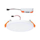 VariFit LED Einbaupanel Veluna Edge Ø 12cm Weiß