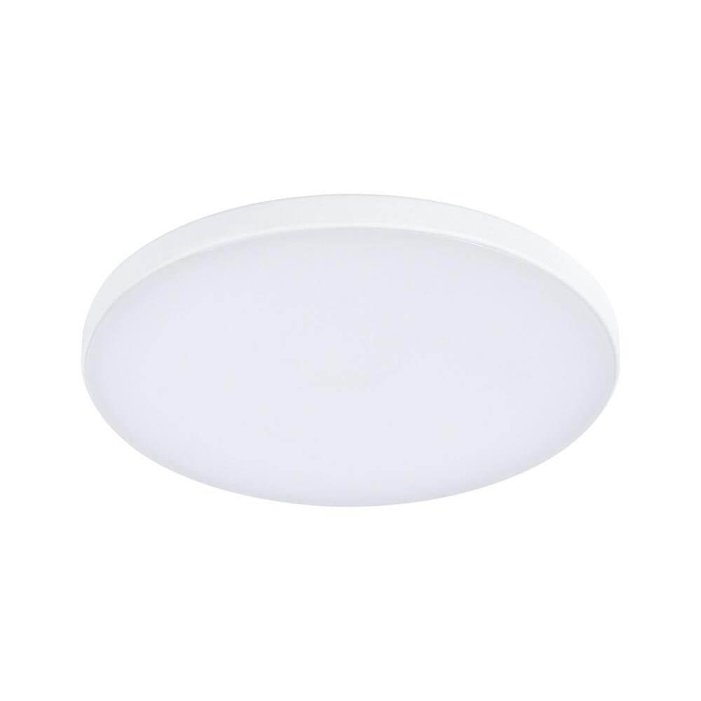 VariFit LED Einbaupanel Veluna Edge Ø 12cm in Weiß - modernes, rahmenloses Design mit gleichmäßiger Lichtausbeute