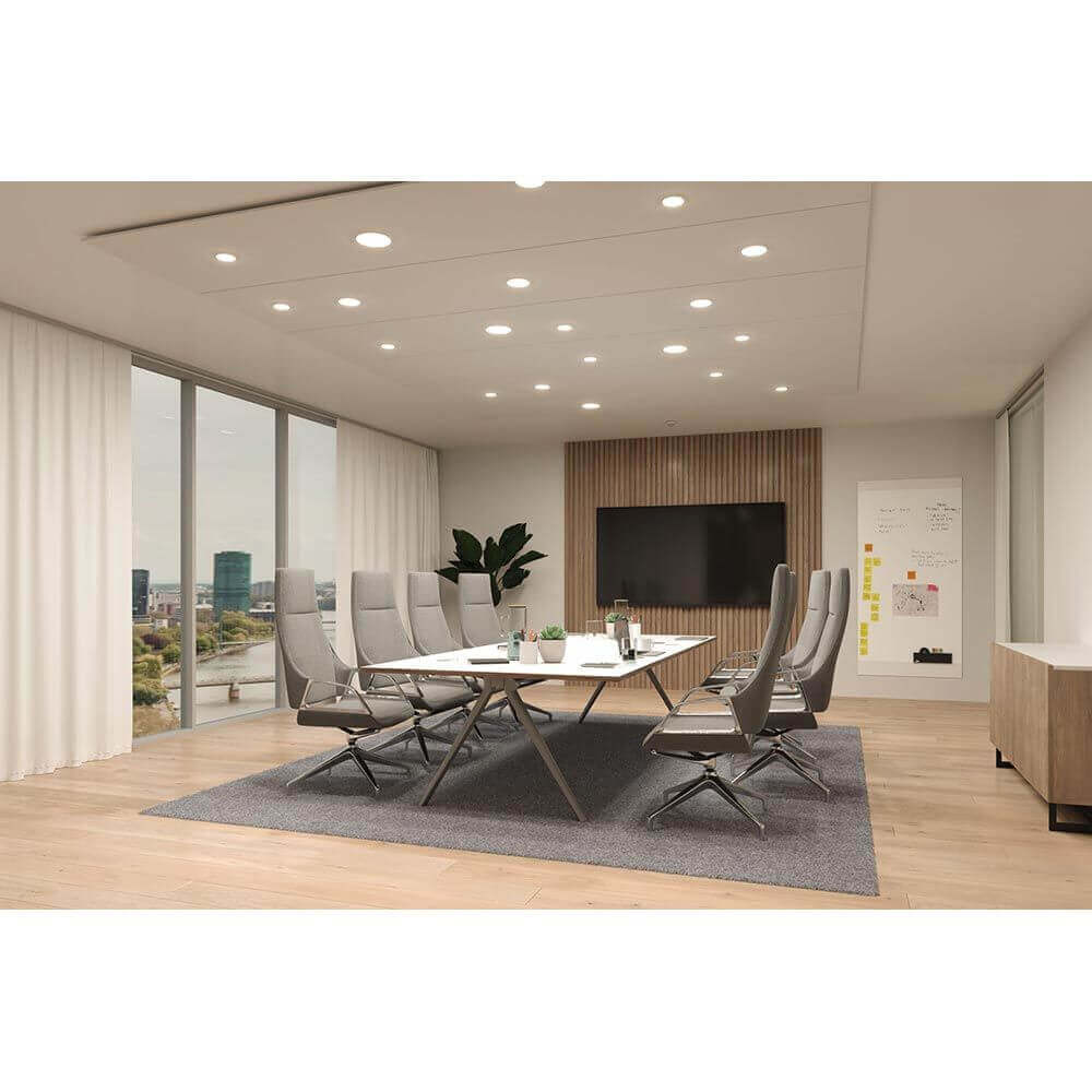 VariFit LED Einbaupanel Veluna Edge Ø 16cm Weiß