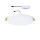 VariFit LED Einbaupanel Veluna Edge Ø 16cm Weiß Dimmbar mit flexibler Halterung und Netzteil