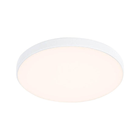 VariFit LED recessed panel Veluna Edge Ø 9 cm dimmable white with frameless design and even light output.