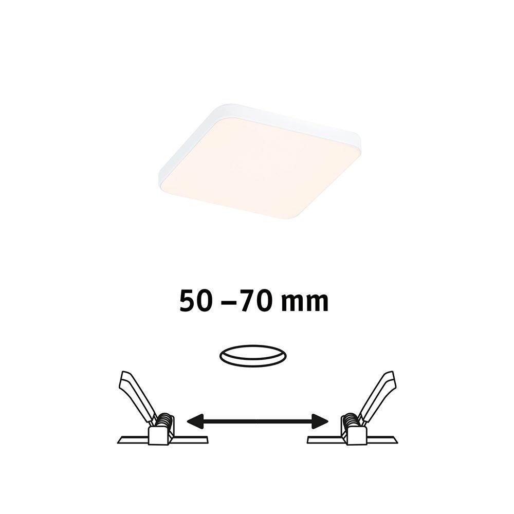 VariFit LED recessed panel Veluna Edge Dimmable