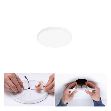 VariFit LED built-in panel Veluna Edge white Ø 9 cm - modern, frameless design and flexible installation technology
