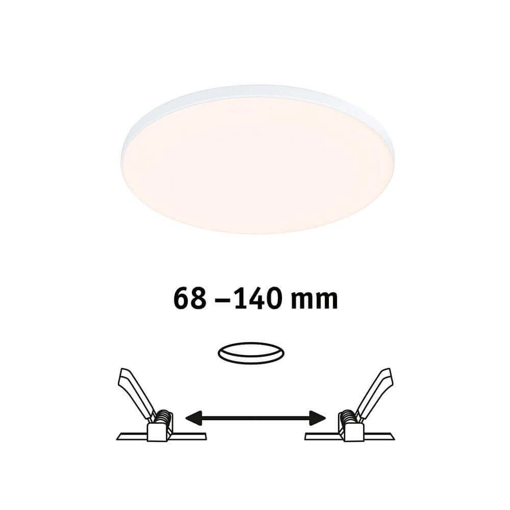 Varifit LED installation panel Veluna Edge white dimmable