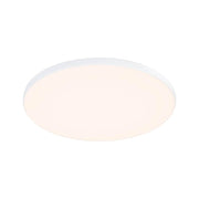 VariFit LED panneau encastré Veluna Edge blanc dimmable, panneau rond sans cadre de 160 mm LED 3000K, ressorts de serrage VariFit à réglage continu