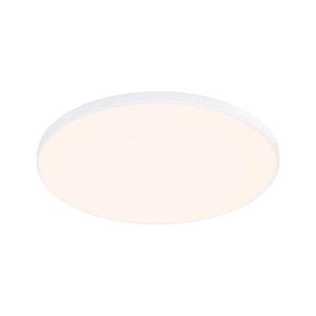 VariFit LED Einbaupanel Veluna Edge Weiß Dimmbar, rundes rahmenloses 160mm LED-Panel 3000K, stufenlos einstellbare VariFit-Klemmfedern