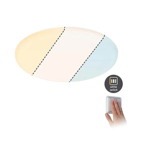 VariFit LED Einbaupanel Veluna mit CCT-Switch Ø 18,5cm