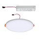 VariFit Veluna LED Einbau-Deckenleuchte mit 3-Stufen-Dimmer Ø 18,5cm inklusive Vorschaltgerät und Anbauteilen.