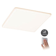 Panneau à encastrer VariFit LED Veluna avec variateur à 3 niveaux, panneau de plafond sans cadre de 21 W en blanc chaud avec hauteur d’encastrement VariFit réglable en continu et 3-step-dim