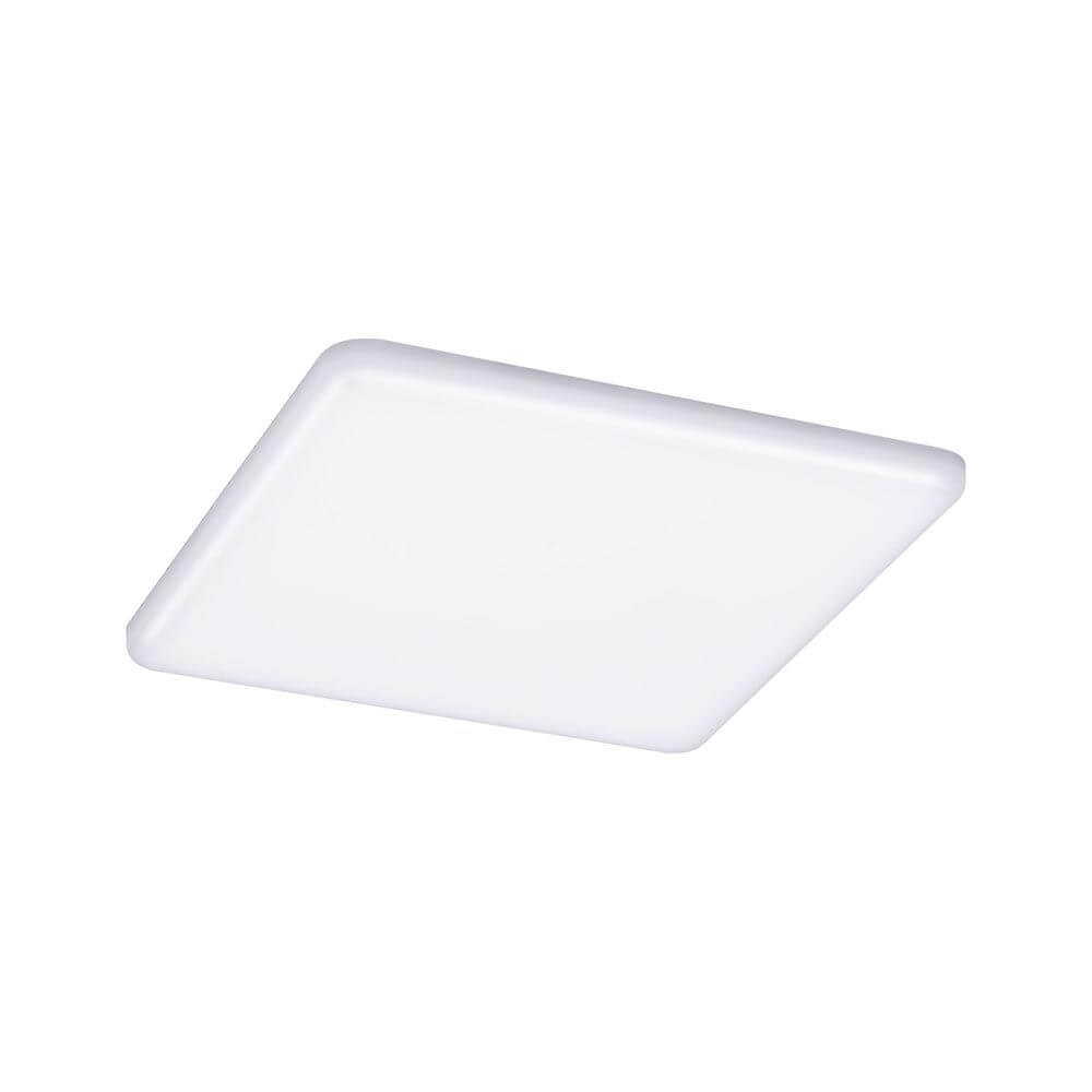 VariFit LED Einbaupanel Veluna mit 3-Stufen-Dimmer Eckig Satin - rahmenloses Panel für warmweißes Licht.