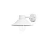 Vega LED Außen-Wandleuchte Weiß, klares Glas